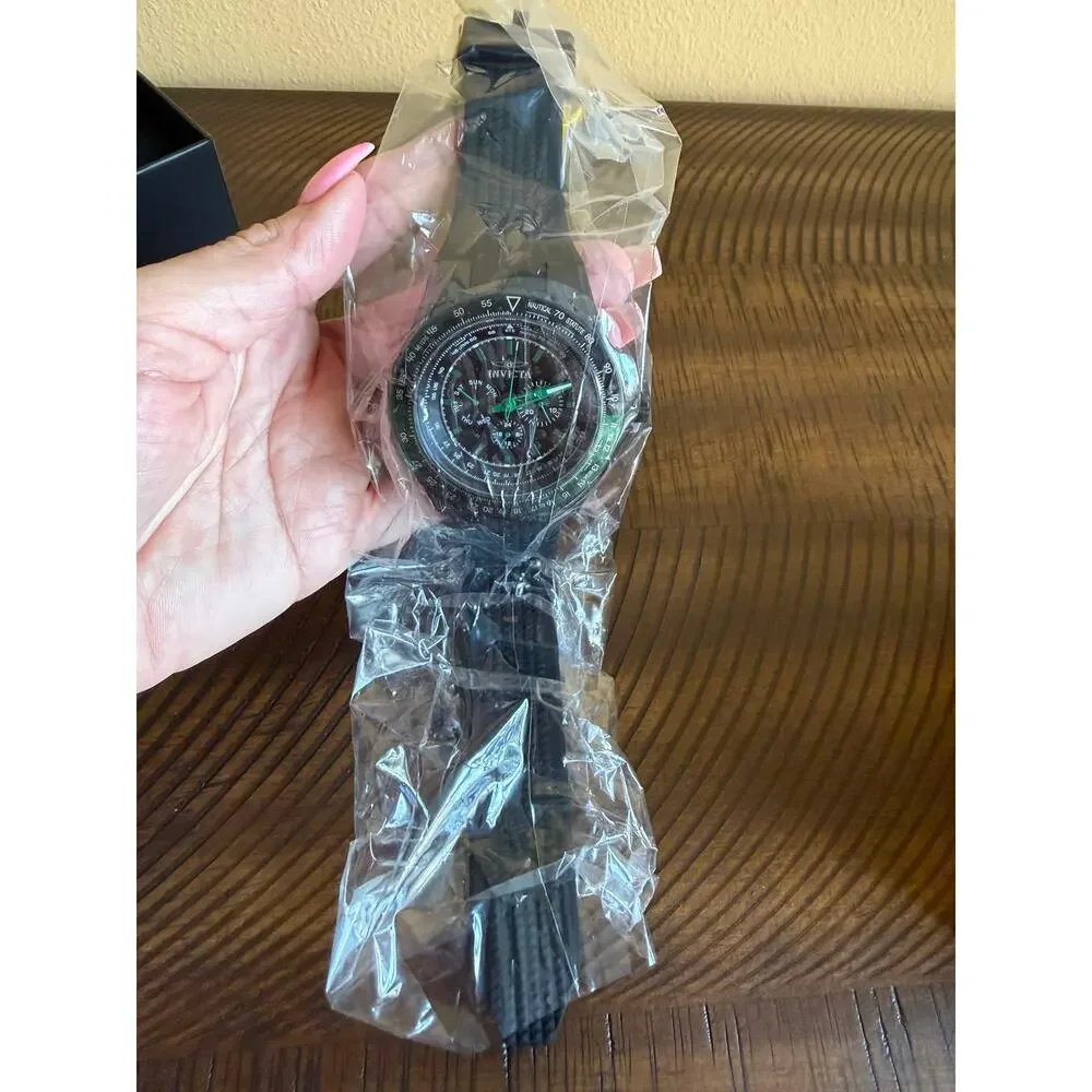 Invicta Aviator Model 39297 men's watch tactical aviation green black NEW in Box
